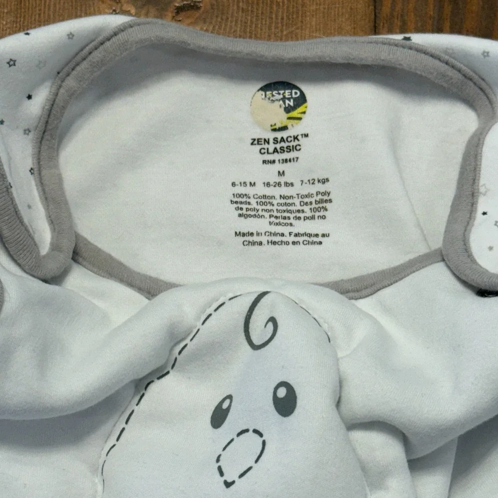 Nested‎ Bean Zen Sack Classic Sleep Sack Medium 6-15 Months 16-26 Lbs